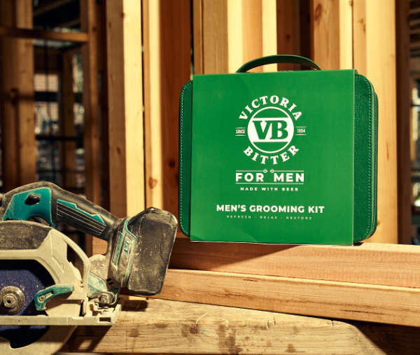 VB Grooming Kit in a building site.